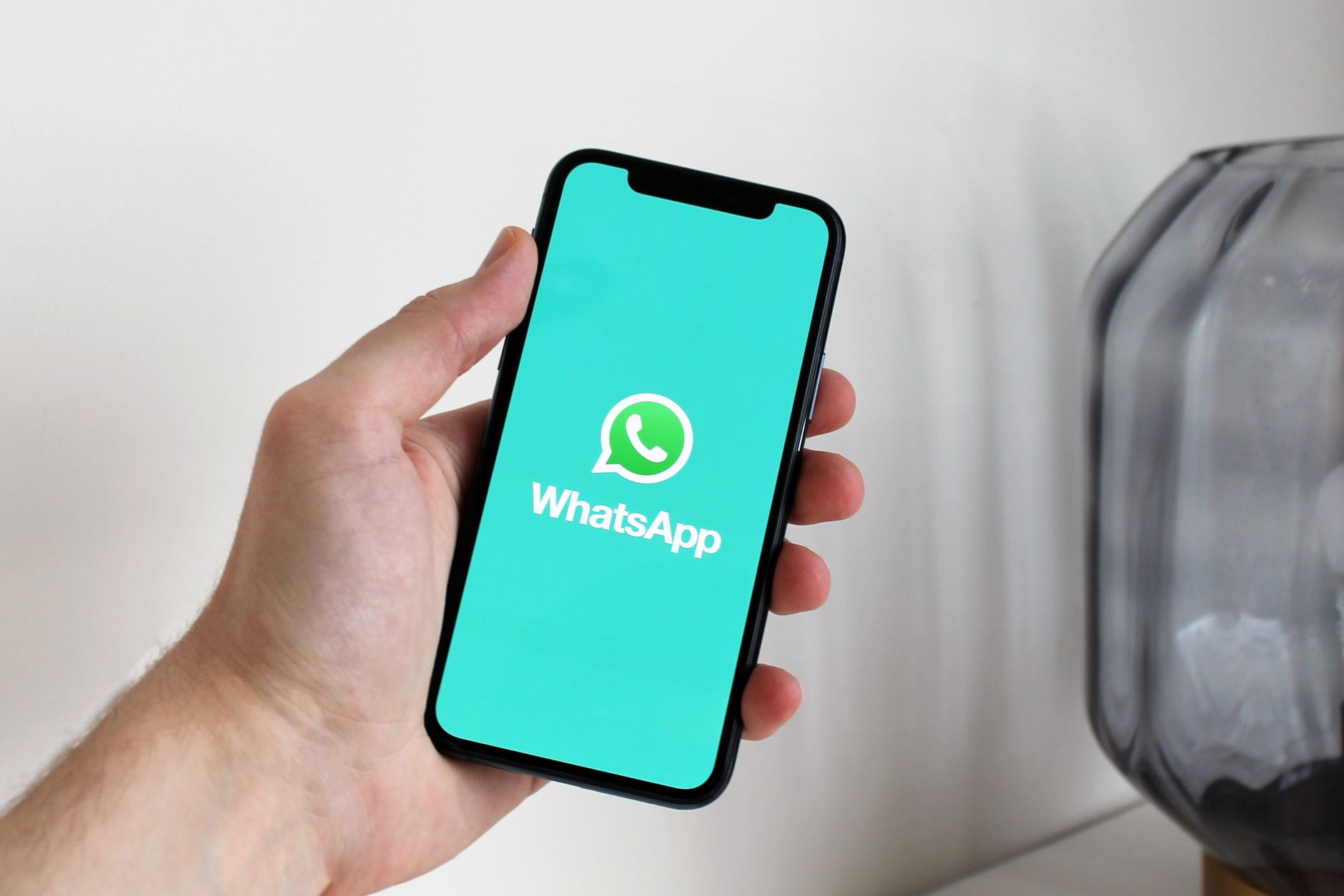 WhatsApp Business app on smartphone for D2C brand marketing in India