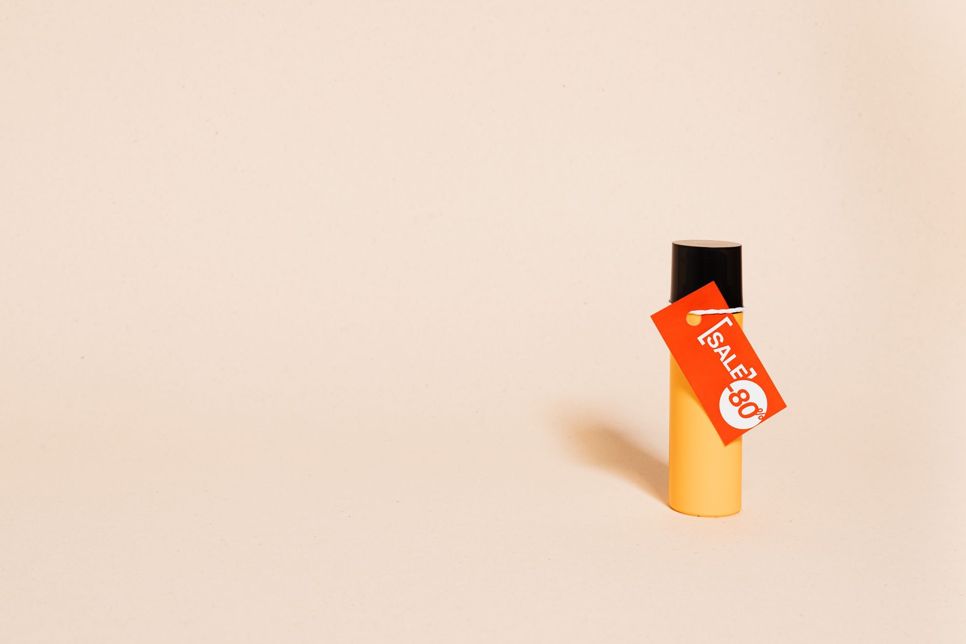 Product with sale tag representing Amazon Sponsored Products campaign for D2C brand