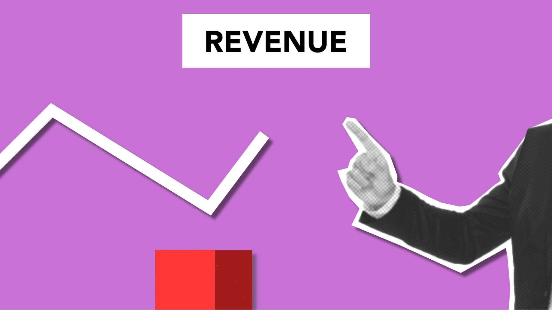 Business growth chart showing revenue increase from customer segmentation strategy