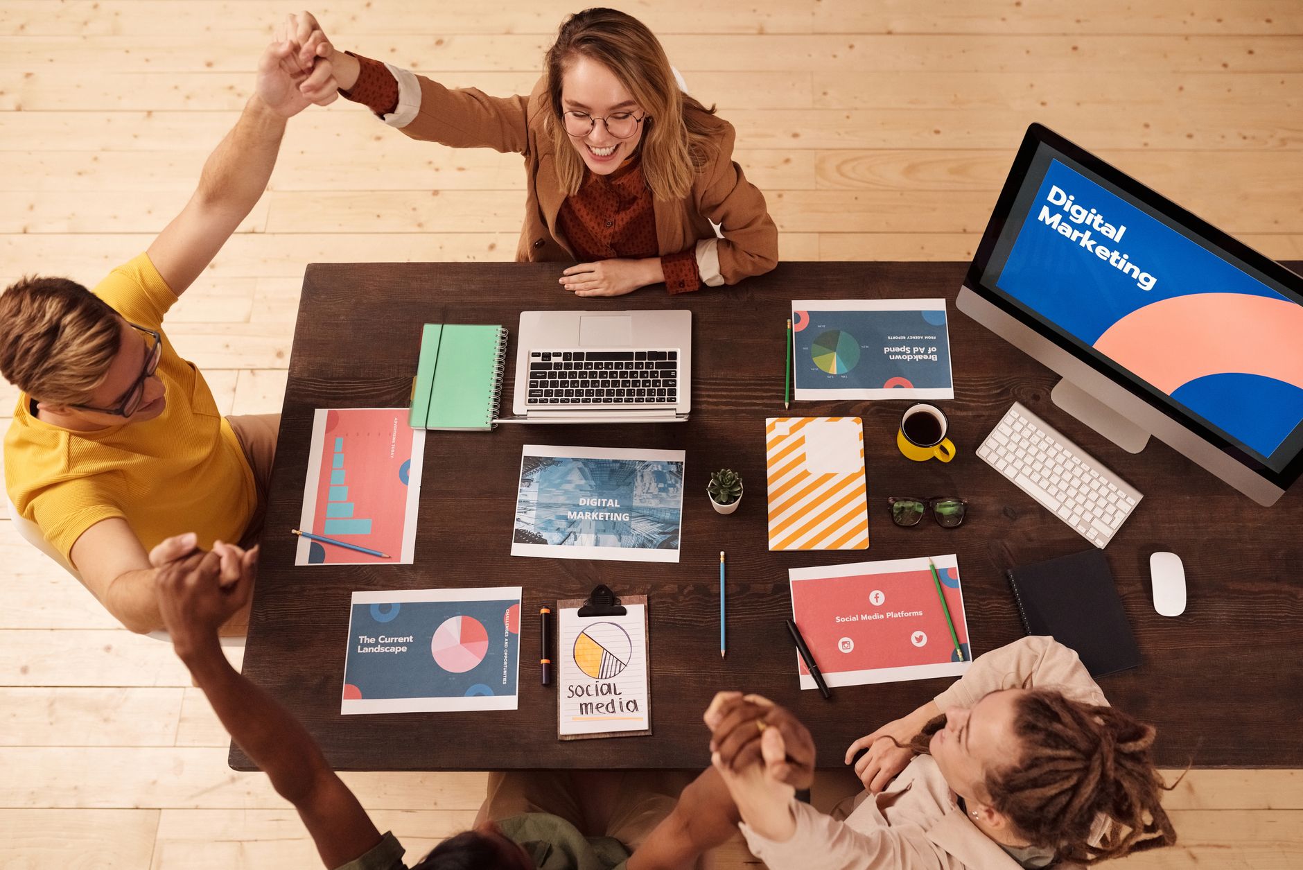 Digital marketing team collaborating on festive season strategy for Indian D2C brands